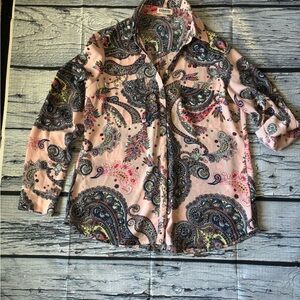 Express Multicolor Paisley Shirt